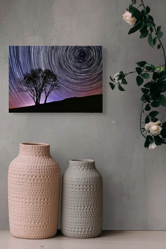 Tablou Canvas cu Cer înstelat, , Multicolor, 54 x 39 cm – poza 8