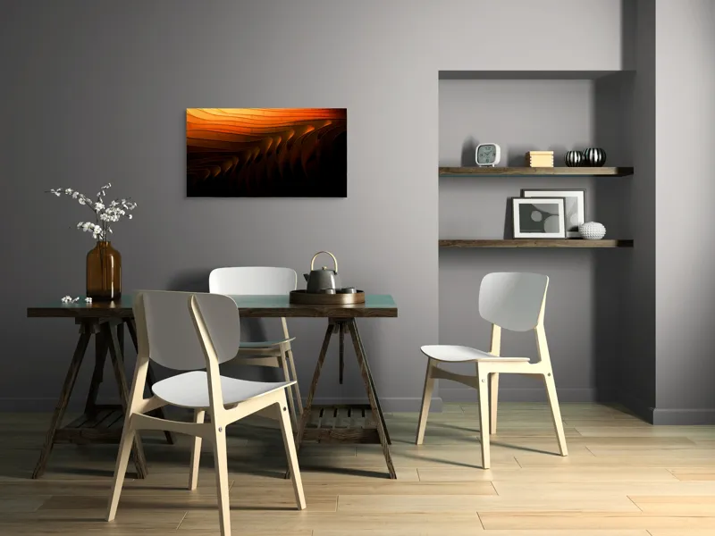 Tablou Canvas Dansul umbrei în amurgul fluid, 90 x 50 cm – poza 3