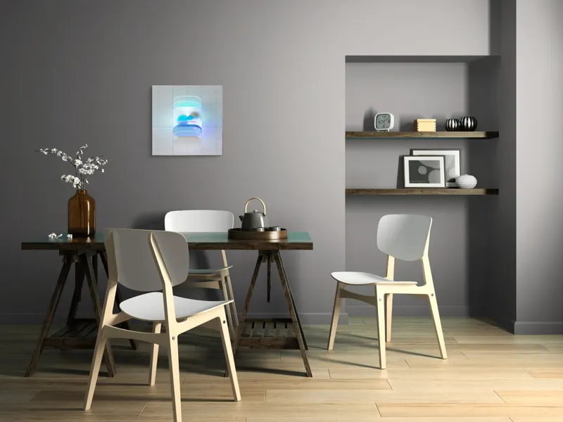 Tablou Canvas Spectrul Viselor Cibernetice Translucide, 50 x 50 cm – poza 8