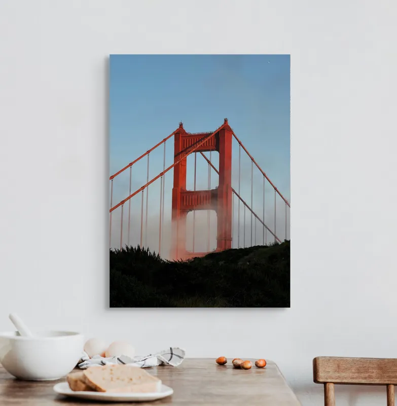 Tablou Canvas Puntea viselor în ceață roșiatică, 50 x 70 cm – poza 3