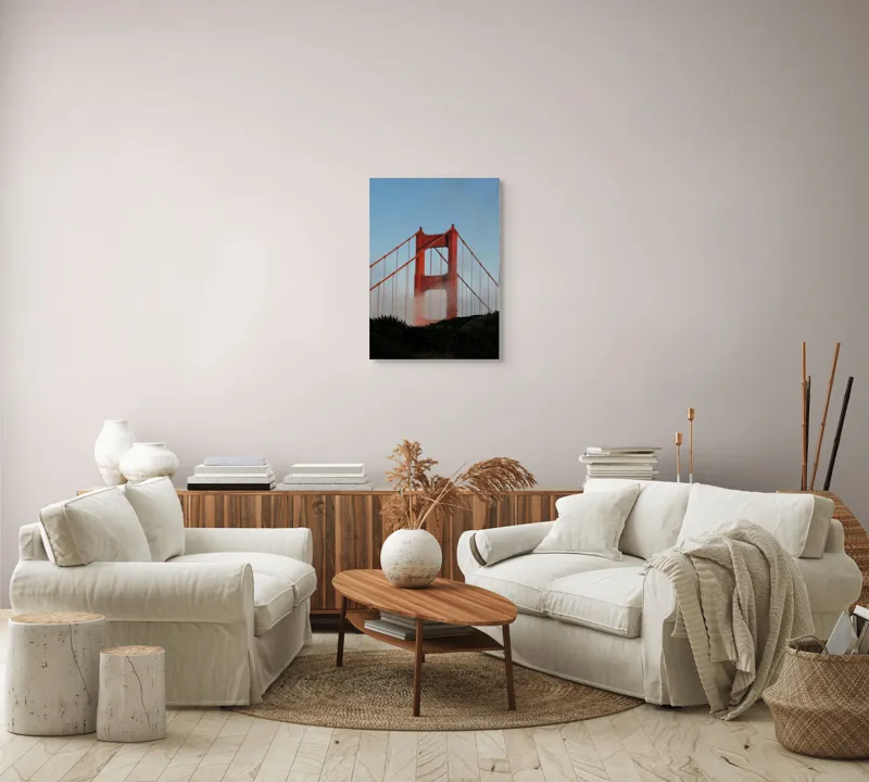 Tablou Canvas Puntea viselor în ceață roșiatică, 50 x 70 cm – poza 4