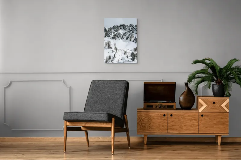 Tablou Canvas, "Spirala tăcută a munților albi", 50 x 70 cm – poza 8