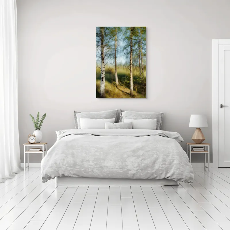 Tablou Canvas pe temă a pădurii și a lumii eterice, 70 x 100 cm – poza 3
