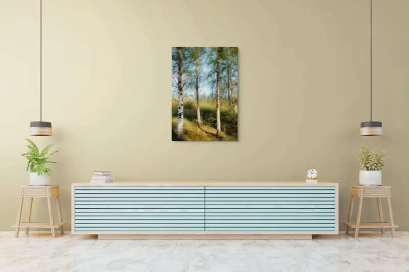 Tablou Canvas pe temă a pădurii și a lumii eterice, 70 x 100 cm – poza 5