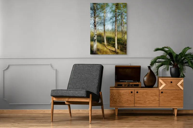 Tablou Canvas pe temă a pădurii și a lumii eterice, 70 x 100 cm – poza 6