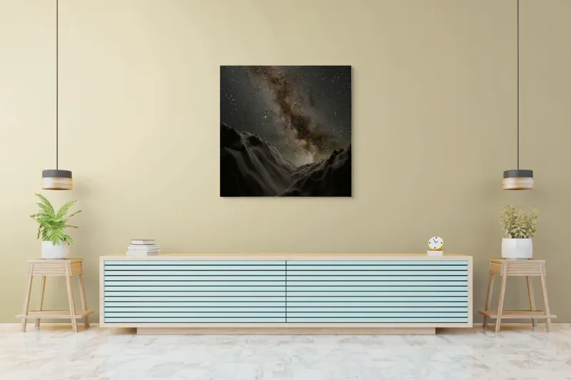 Tablou Canvas Călătoria Tăcută a Stelelor Veșnice, 100 x 100 cm – poza 5