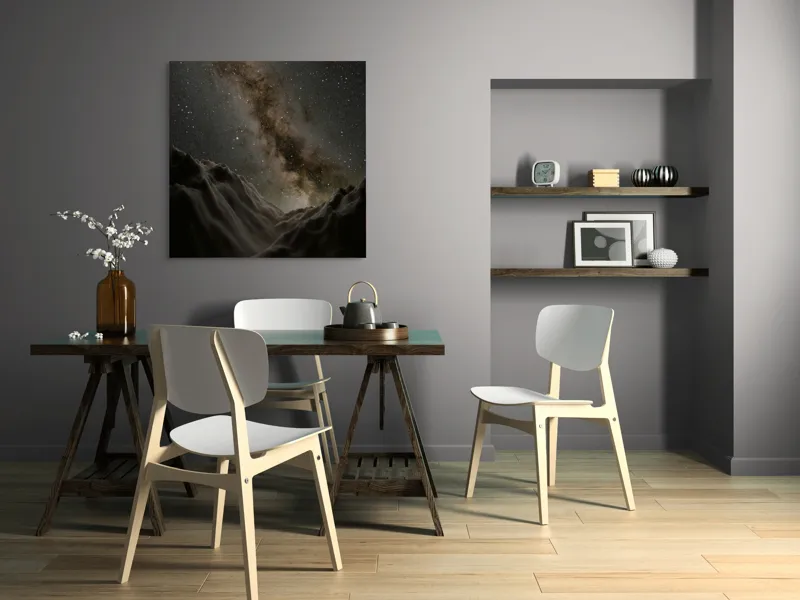 Tablou Canvas Călătoria Tăcută a Stelelor Veșnice, 100 x 100 cm – poza 6