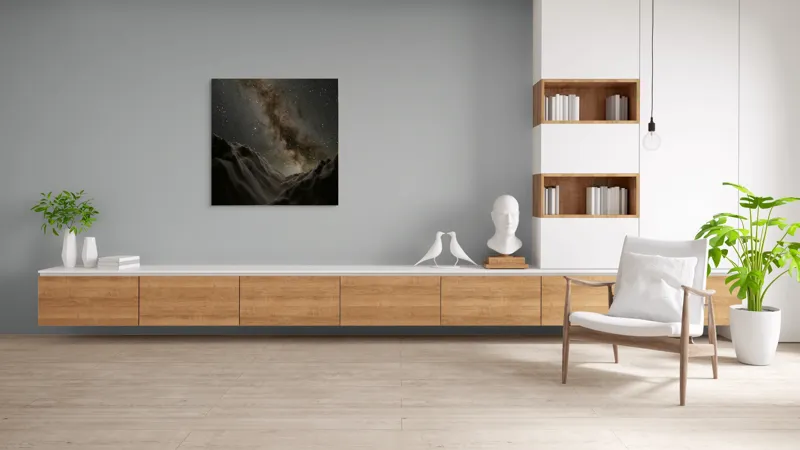 Tablou Canvas Călătoria Tăcută a Stelelor Veșnice, 100 x 100 cm – poza 8