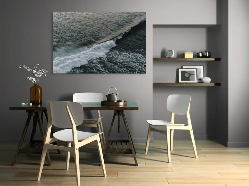 Tablou Canvas, "Dansul etern al valurilor albastre", 150 x 100 cm – poza 5