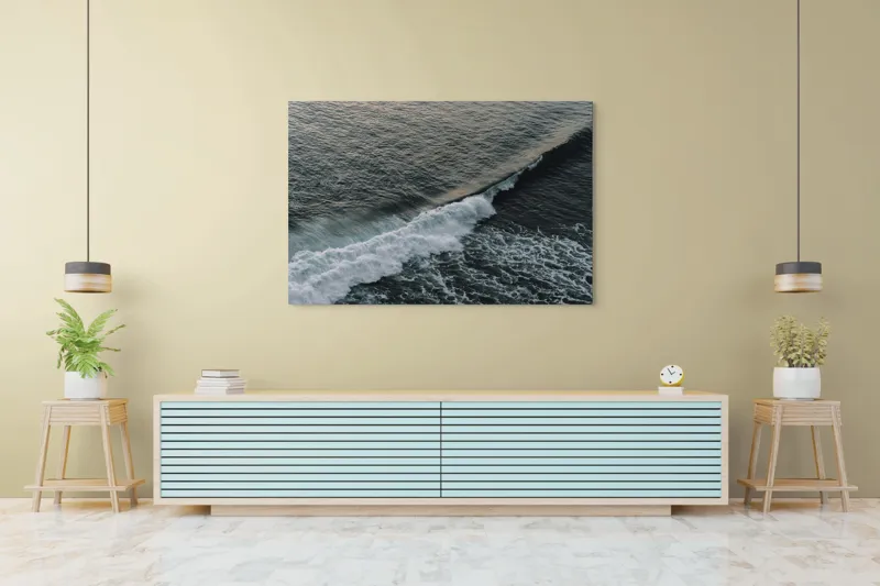 Tablou Canvas, "Dansul etern al valurilor albastre", 150 x 100 cm – poza 6