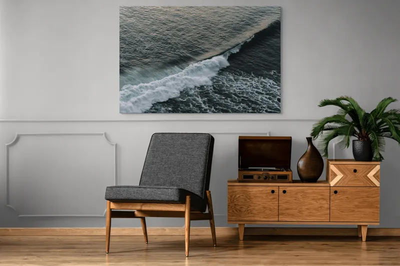 Tablou Canvas, "Dansul etern al valurilor albastre", 150 x 100 cm – poza 8