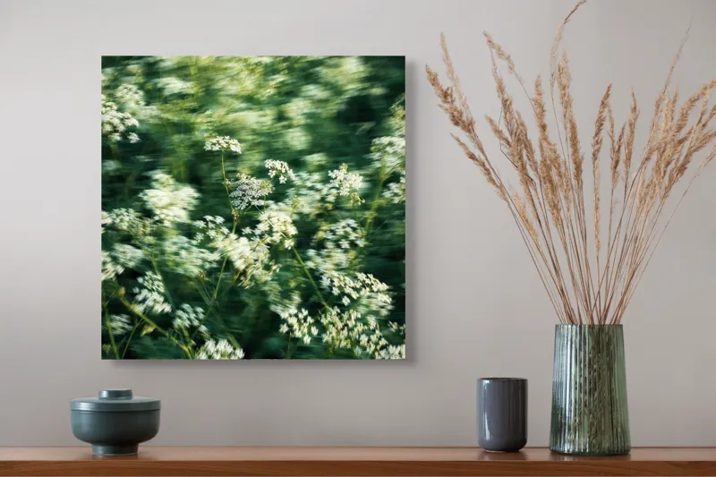 Tablou Canvas Dansul efemer al florilor câmpenești, 50 x 50 cm – poza 4