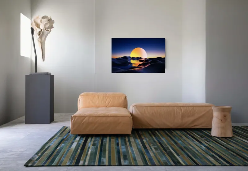 Tablou Canvas Răsărit peste valuri nemărginite ale visului, 90 x 50 cm – poza 8