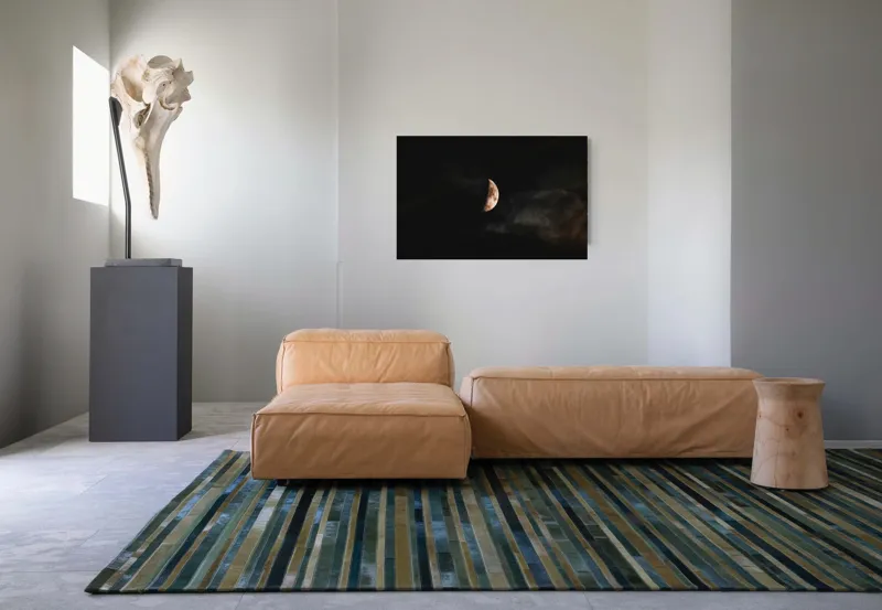 Tablou Canvas, "Luna ascunsă printre nori întunecați", 90 x 50 cm – poza 8