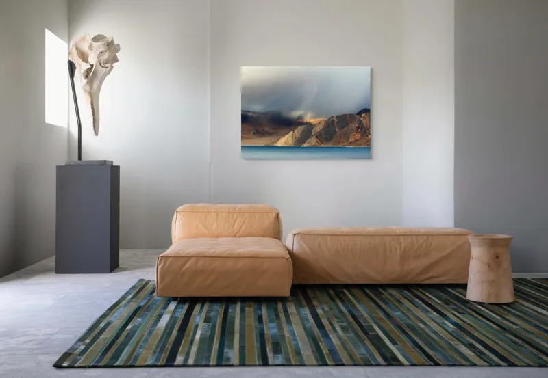 Tablou Canvas, "Curbele Muntelui în Miez de Vânt", 100 x 70 cm – poza 7