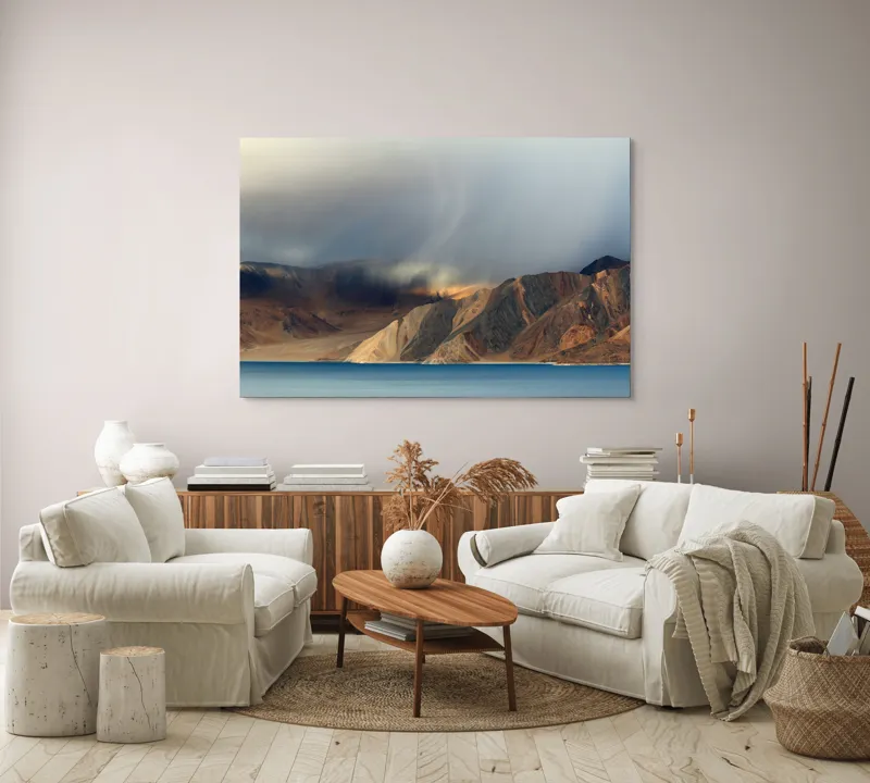 Tablou Canvas, "Curbele Muntelui în Miez de Vânt", 150 x 100 cm – poza 3