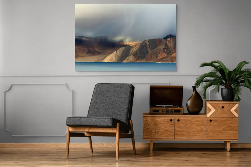 Tablou Canvas, "Curbele Muntelui în Miez de Vânt", 150 x 100 cm – poza 8