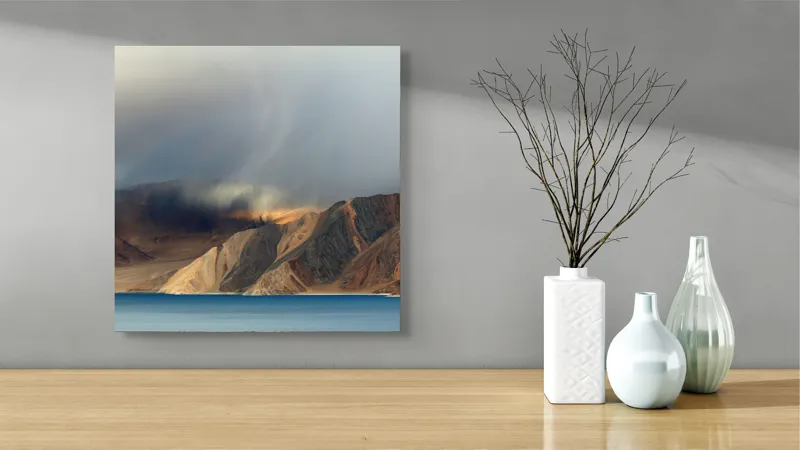 Tablou Canvas, "Curbele Muntelui în Miez de Vânt", 50 x 50 cm – poza 3