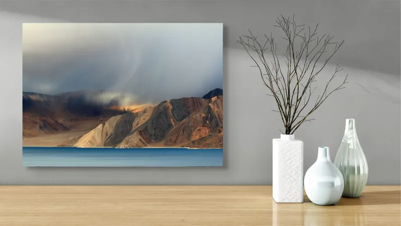 Tablou Canvas, "Curbele Muntelui în Miez de Vânt", 70 x 50 cm – poza 3