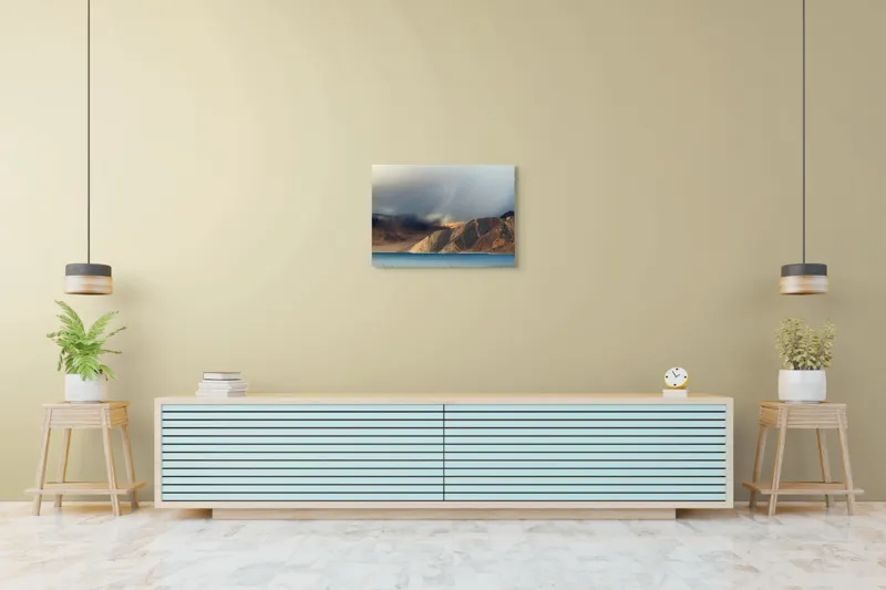 Tablou Canvas, "Curbele Muntelui în Miez de Vânt", 70 x 50 cm – poza 7