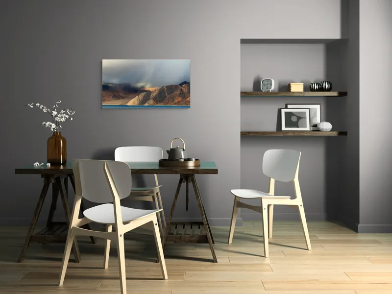 Tablou Canvas, "Curbele Muntelui în Miez de Vânt", 90 x 50 cm – poza 3