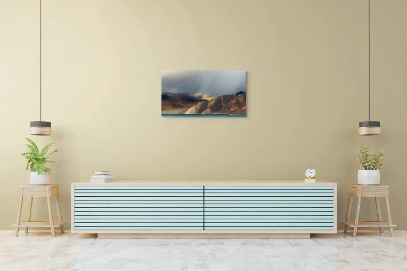 Tablou Canvas, "Curbele Muntelui în Miez de Vânt", 90 x 50 cm – poza 5
