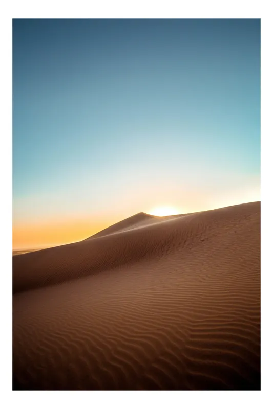 Tablou Canvas, "Dune infinite sub cer senin", 100 x 150 cm