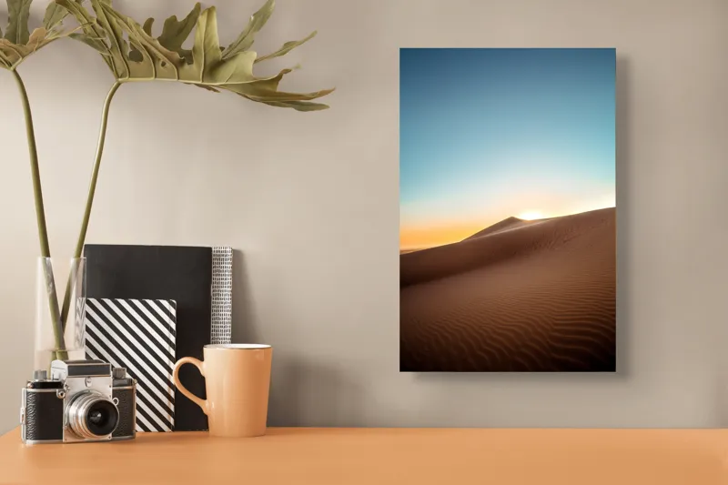 Tablou Canvas, "Dune infinite sub cer senin", 26 x 39 cm – poza 3
