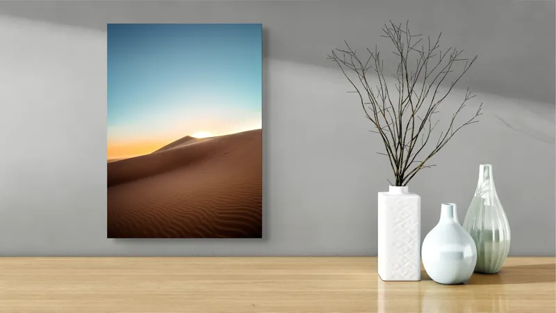 Tablou Canvas, "Dune infinite sub cer senin", 39 x 54 cm – poza 4