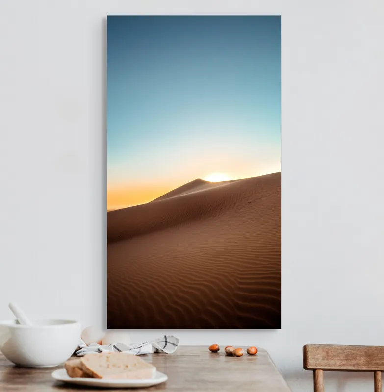 Tablou Canvas, "Dune infinite sub cer senin", 50 x 90 cm – poza 3