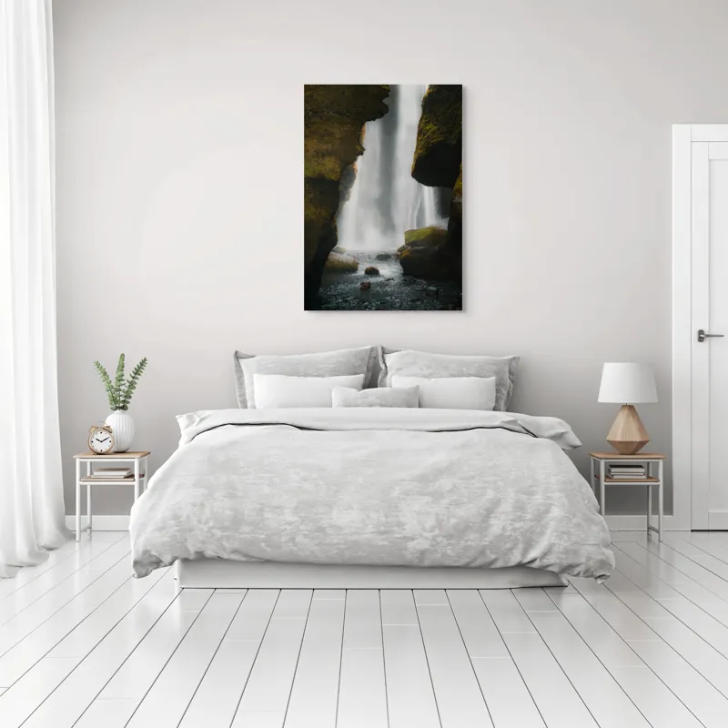 Tablou Canvas Vrăjitorie de Apă și Piatra, 70 x 100 cm – poza 3