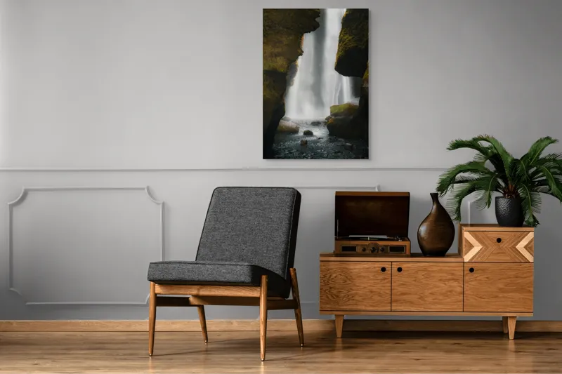 Tablou Canvas Vrăjitorie de Apă și Piatra, 70 x 100 cm – poza 6