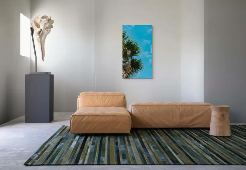 Tablou Canvas pe tema cerului tropical albastru, 50 x 90 cm – poza 5