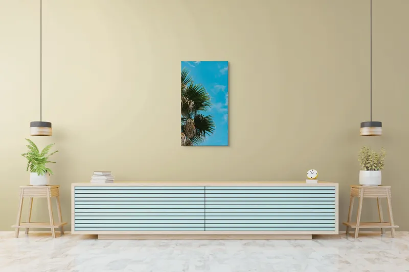 Tablou Canvas pe tema cerului tropical albastru, 50 x 90 cm – poza 6