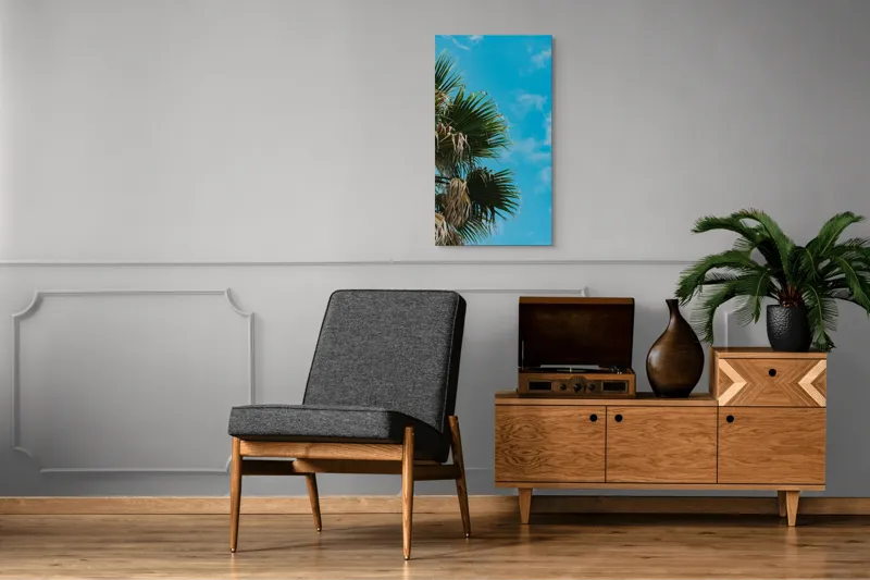 Tablou Canvas pe tema cerului tropical albastru, 50 x 90 cm – poza 8