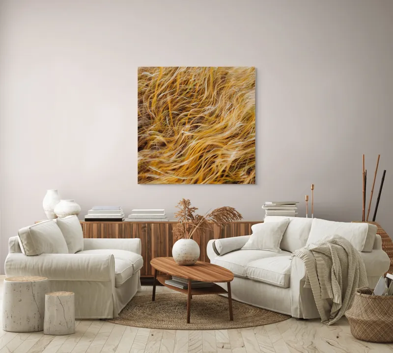 Tablou Canvas cu design abstract spicuri de aur, 100 x 100 cm – poza 3
