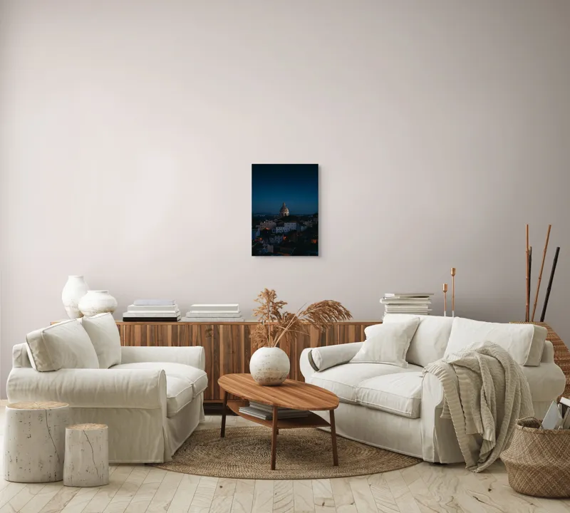 Tablou Canvas cu peisaj nocturn lisabonez, 39 x 54 cm – poza 5