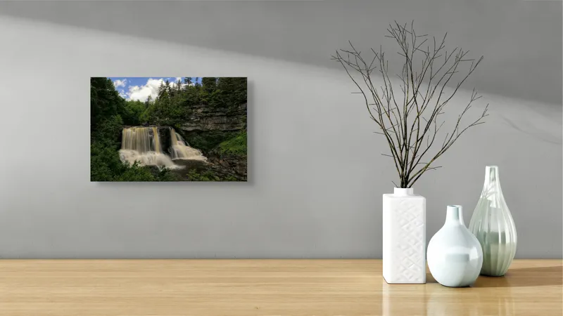 Tablou Canvas Căderea de Mătase a Pădurii Verzi, 39 x 26 cm – poza 8