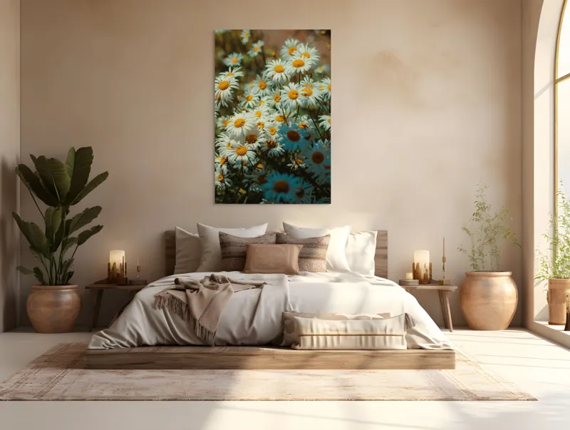Tablou Canvas, "Poiana viselor sub soare blând", 100 x 150 cm – poza 3
