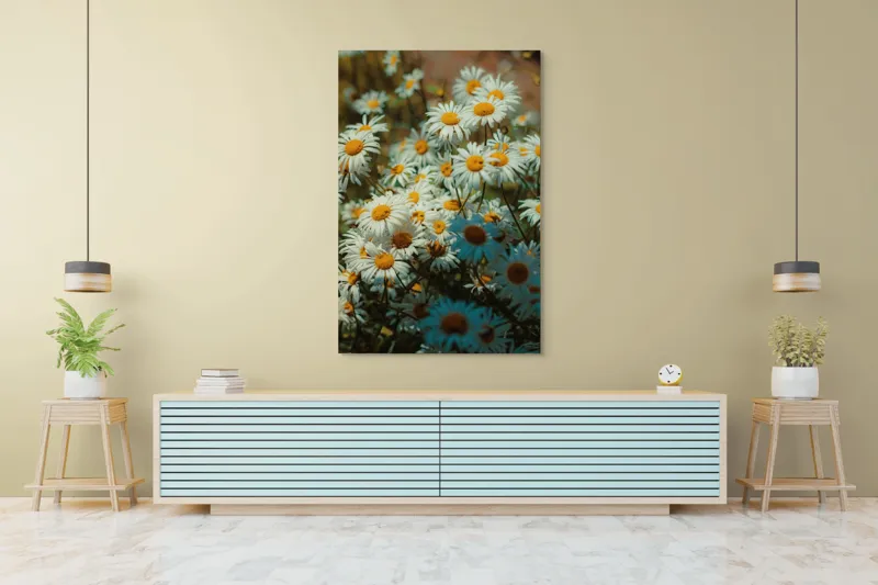 Tablou Canvas, "Poiana viselor sub soare blând", 100 x 150 cm – poza 4