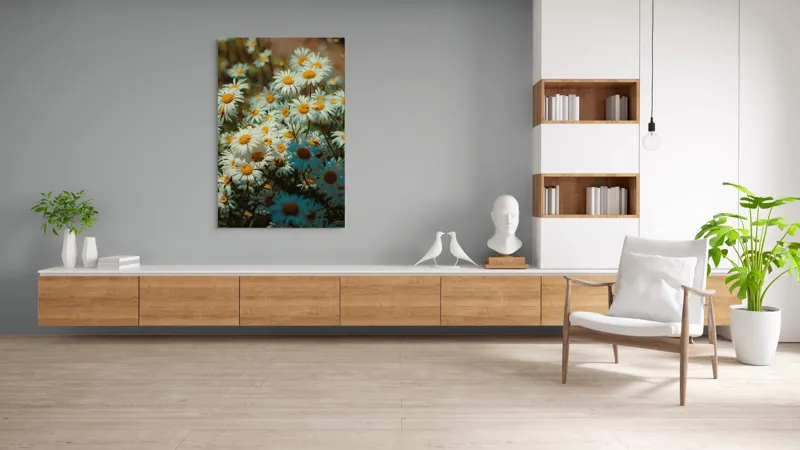 Tablou Canvas, "Poiana viselor sub soare blând", 100 x 150 cm – poza 8
