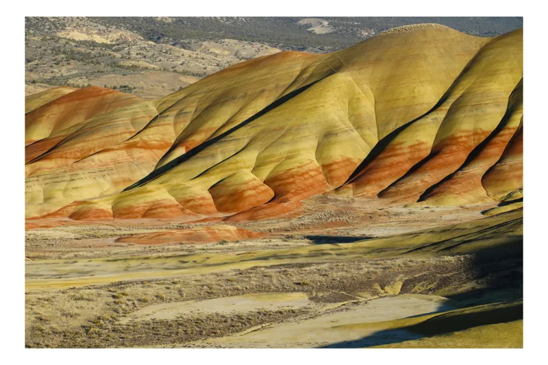 Tablou Canvas Peisaj Desert cu Colinele în Lumina Apusului, 150 x 100 cm