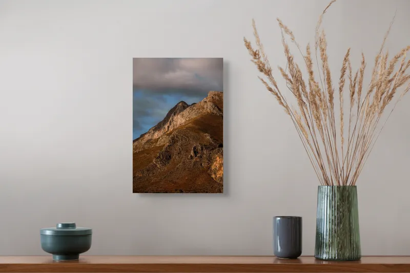 Tablou Canvas Umbră pe crestele înserării montane, 26 x 39 cm – poza 5