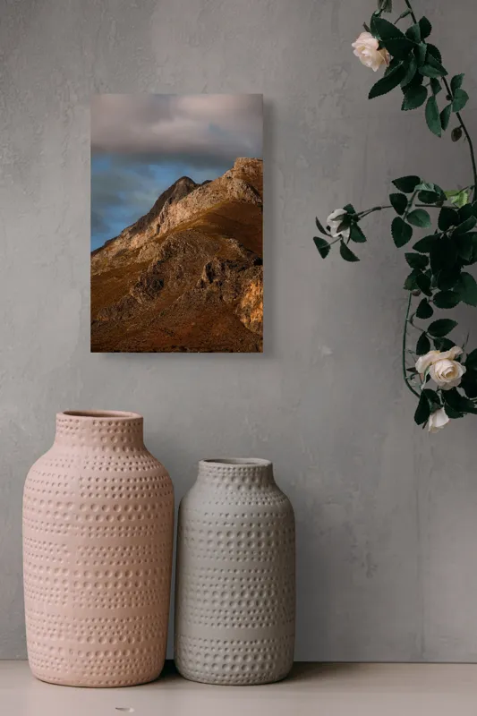 Tablou Canvas Umbră pe crestele înserării montane, 26 x 39 cm – poza 6