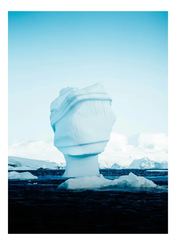 Tablou Canvas Iceberg în Singurătate Polară Peisaj Arctic, 70 x 100 cm