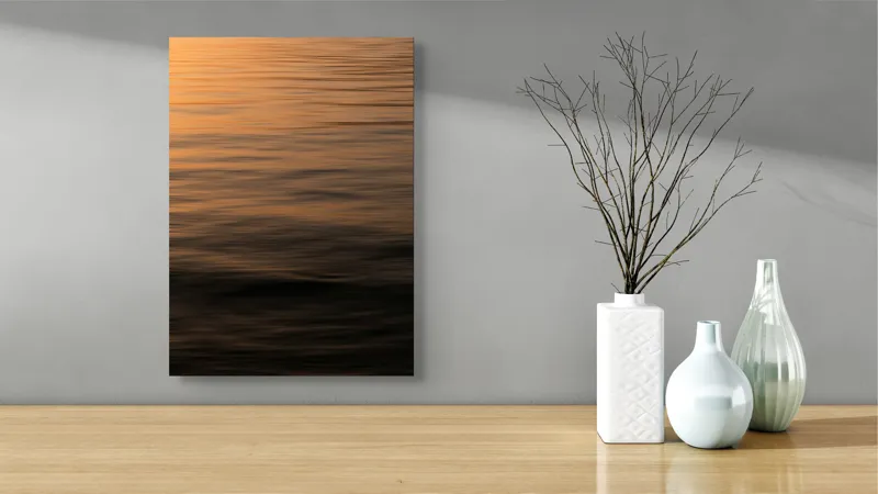 Tablou Canvas Tandrețea Apusului Pe Valurile Mării, 39 x 54 cm – poza 4