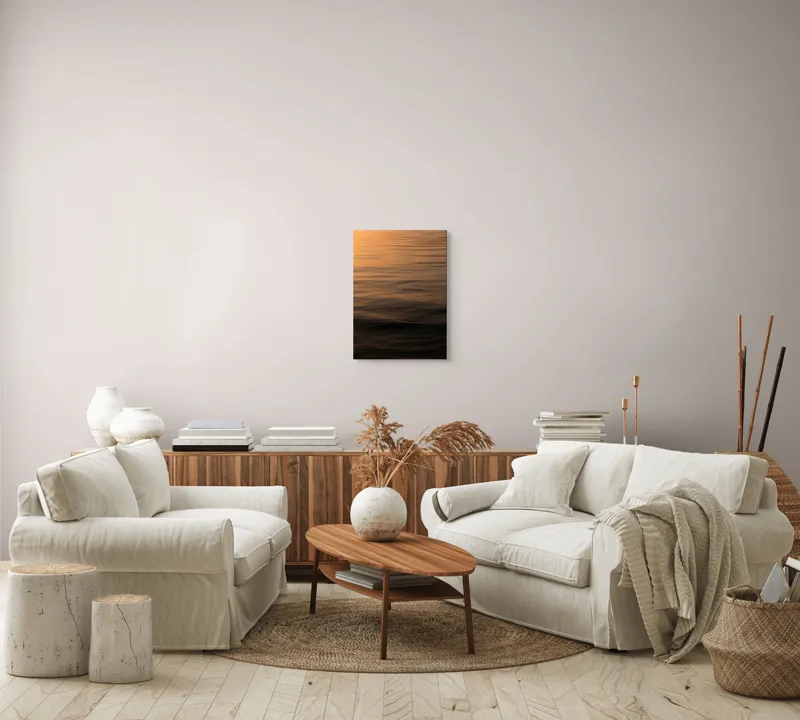Tablou Canvas Tandrețea Apusului Pe Valurile Mării, 39 x 54 cm – poza 5