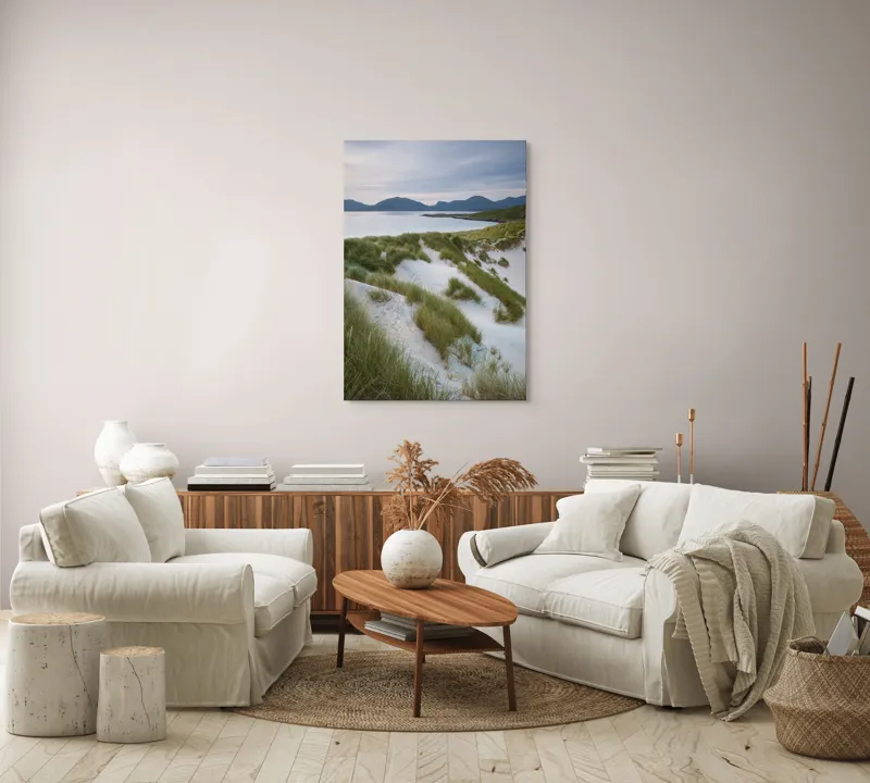 Tablou Canvas pe tema visului de nisip și mare albastră, 70 x 100 cm