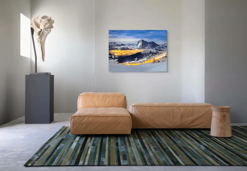 Tablou Canvas pe tema munților înzăpeziți, 100 x 70 cm – poza 7