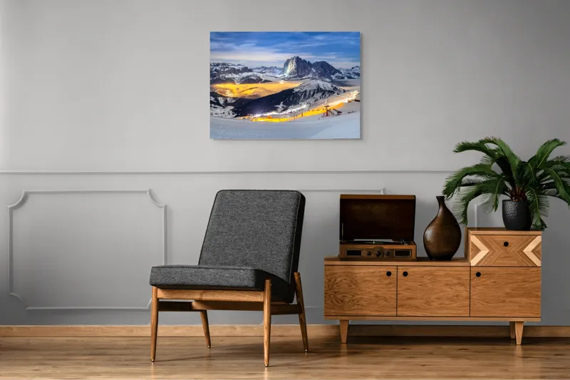Tablou Canvas pe tema munților înzăpeziți, 100 x 70 cm – poza 8